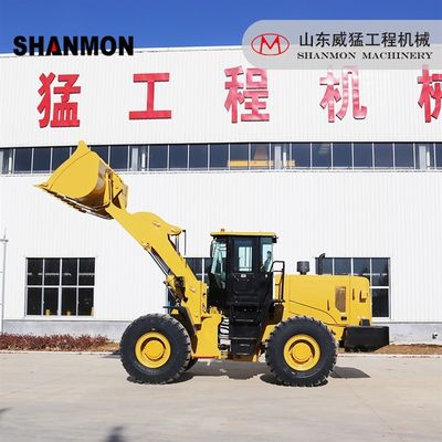 5 Ton Front End Wheel Loader Traditional Heavy Machinery With Attachments